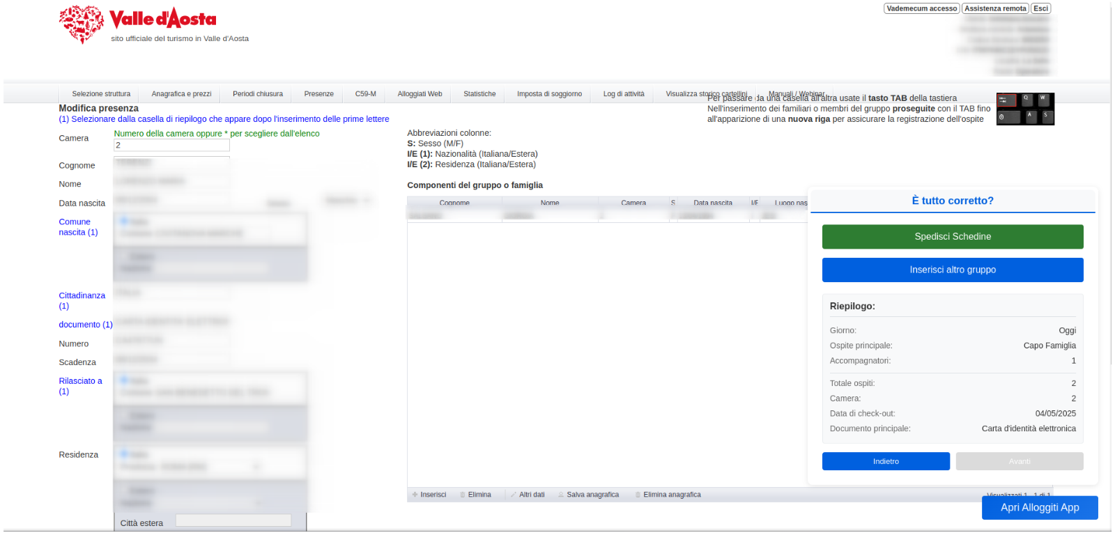 Controllo inserimento documenti